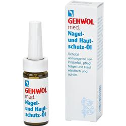 Braunes Fläschchen mit Nagel- und Hautschutz-Öl und dazugehöriger Verpackung.